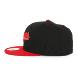 ニューエラ キャップ 59FIFTY クリーブランド インディアンス MLB MUNICIPAL STADIUM FITTED CAP BLACK