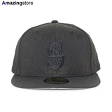 ニューエラ キャップ 59FIFTY シアトル マリナーズ MLB TEAM BASIC FITTED CAP BLACKOUT