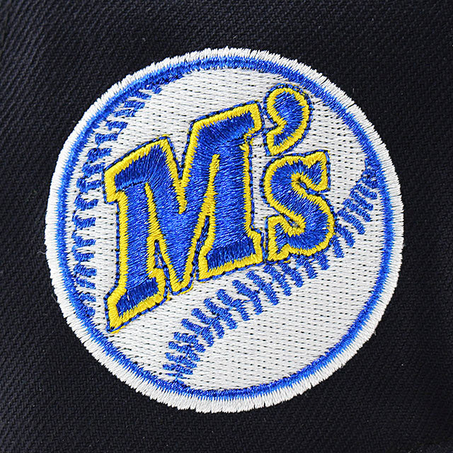 ニューエラ キャップ 59FIFTY シアトル マリナーズ MLB COOPERSTOWN KELLY GREEN BOTTOM FITTED CAP NAVY