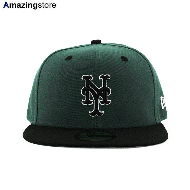ニューエラ キャップ 59FIFTY ニューヨーク メッツ MLB 2T TEAM BASIC FITTED CAP PINE GREEN