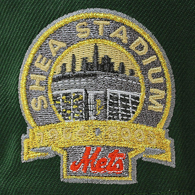 ニューエラ キャップ 59FIFTY ニューヨーク メッツ MLB SHEA STADIUM GREY BOTTOM FITTED CAP DARK GREEN NEW ERA NEW YORK METS