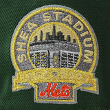 ニューエラ キャップ 59FIFTY ニューヨーク メッツ MLB SHEA STADIUM GREY BOTTOM FITTED CAP DARK GREEN NEW ERA NEW YORK METS