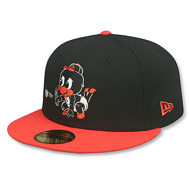 ニューエラ キャップ 59FIFTY ボルチモア オリオールズ MLB BABY BIRD FITTED CAP BLACK