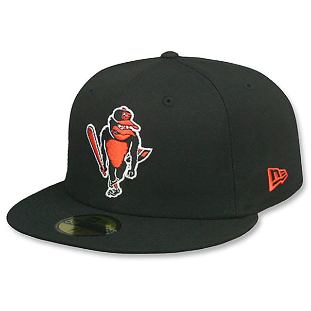 ニューエラ キャップ 59FIFTY ボルチモア オリオールズ MLB ANGRY BIRD FITTED CAP BLACK