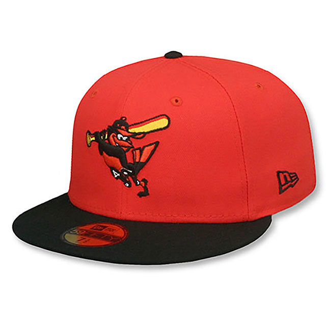 ニューエラ キャップ 59FIFTY ボルチモア オリオールズ MLB BATTER BIRD FITTED CAP ORANGE