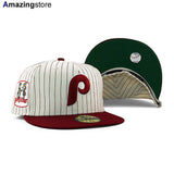 ニューエラ キャップ 59FIFTY フィラデルフィア フィリーズ MLB RETRO SCRIPT KELLY GREEN BOTTOM FITTED CAP CREAM NEW ERA PHILADELPHIA PHILLIES