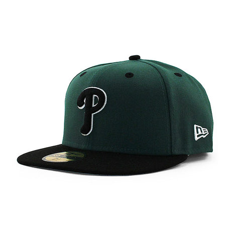 ニューエラ キャップ 59FIFTY フィラデルフィア フィリーズ MLB 2T TEAM BASIC FITTED CAP PINE GREEN