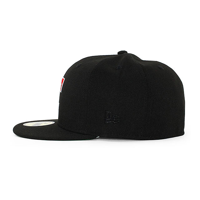 ニューエラ キャップ 59FIFTY テキサス レンジャーズ MLB ARLINGTON STADIUM KELLY GREEN BOTTOM FITTED CAP BLACK