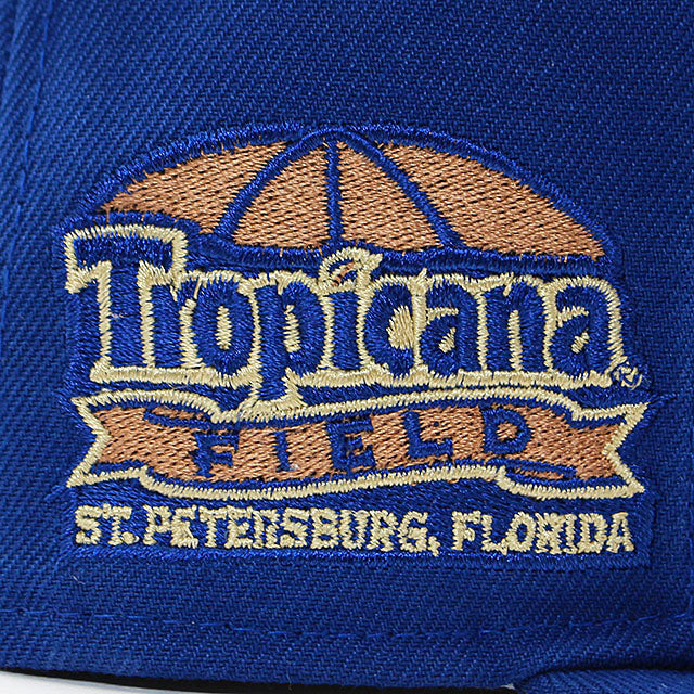 ニューエラ キャップ 59FIFTY タンパベイ レイズ MLB TROPICANA FIELD GREY BOTTOM BOTTOM FITTED CAP BLUE