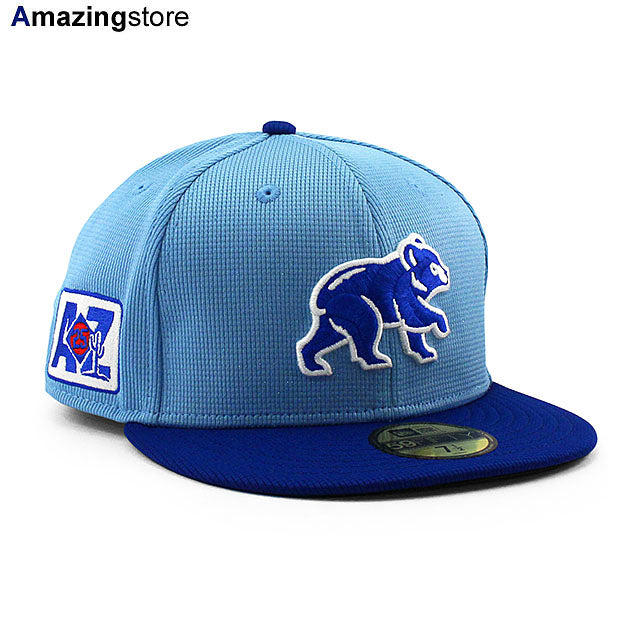 ニューエラ キャップ 59FIFTY シカゴ カブス 2025 MLB SPRING TRAINING BP FITTED CAP LT BLUE