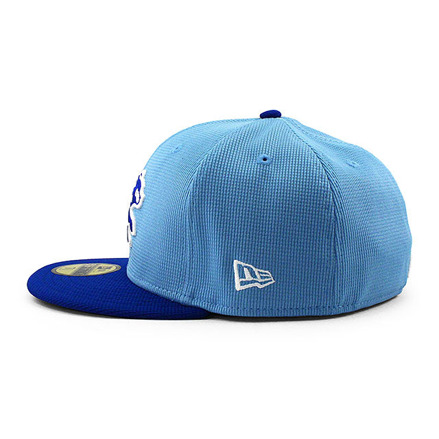 ニューエラ キャップ 59FIFTY シカゴ カブス 2025 MLB SPRING TRAINING BP FITTED CAP LT BLUE