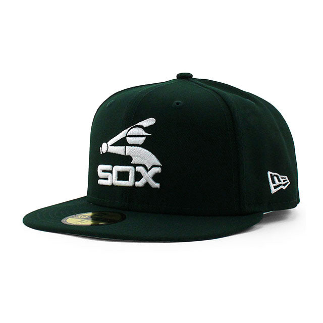 ニューエラ キャップ 59FIFTY シカゴ ホワイトソックス MLB TEAM BASIC FITTED CAP DK GREEN