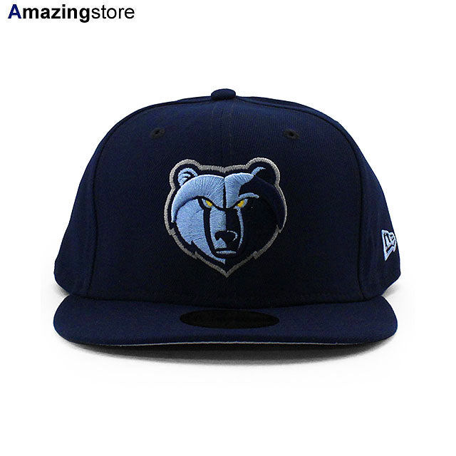 ニューエラ キャップ 59FIFTY メンフィス グリズリーズ NBA TEAM BASIC FITTED CAP NAVY