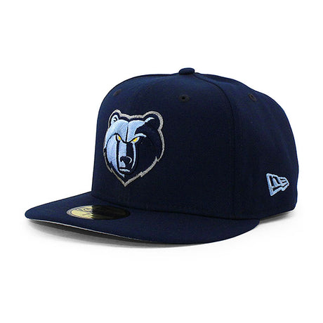 ニューエラ キャップ 59FIFTY メンフィス グリズリーズ NBA TEAM BASIC FITTED CAP NAVY