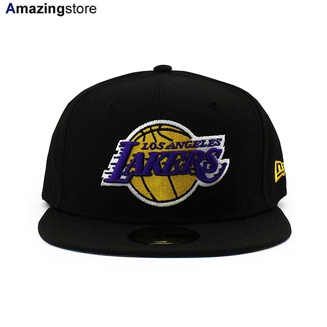 ニューエラ キャップ 59FIFTY ロサンゼルス レイカーズ NBA TEAM BASIC FITTED CAP BLACK