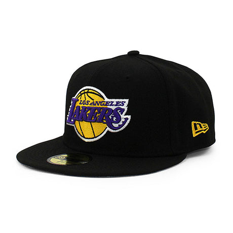 ニューエラ キャップ 59FIFTY ロサンゼルス レイカーズ NBA TEAM BASIC FITTED CAP BLACK