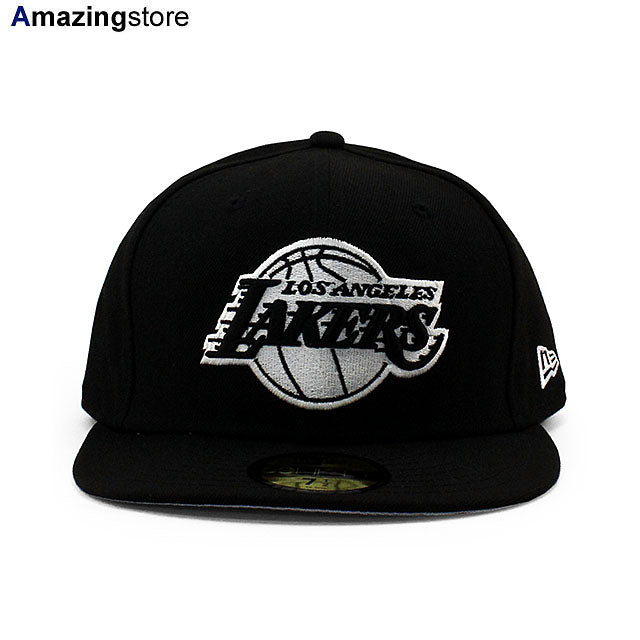 ニューエラ キャップ 59FIFTY ロサンゼルス レイカーズ NBA TEAM BASIC FITTED CAP BLACK