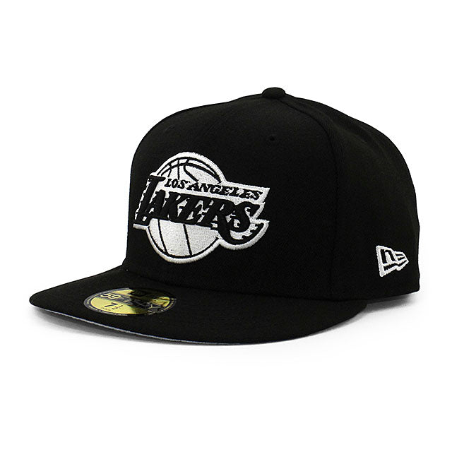 ニューエラ キャップ 59FIFTY ロサンゼルス レイカーズ NBA TEAM BASIC FITTED CAP BLACK