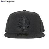 ニューエラ キャップ 59FIFTY ゴールデンステイト ウォリアーズ NBA TEAM BASIC FITTED CAP BLACKOUT