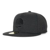 ニューエラ キャップ 59FIFTY ゴールデンステイト ウォリアーズ NBA TEAM BASIC FITTED CAP BLACKOUT