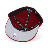 ニューエラ キャップ 59FIFTY ワシントンステイト クーガーズ NCAA TEAM BASIC FITTED CAP CRIMSON NEW ERA WASHINGTON STATE COUGARS