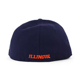 ニューエラ キャップ 59FIFTY イリノイ ファイティング イリニ NCAA TEAM BASIC FITTED CAP NAVY NEW ERA ILLINOIS FIGHTING ILLINI