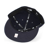 ニューエラ キャップ 59FIFTY ミシガン ウォルバリンズ NCAA TEAM BASIC FITTED CAP NAVY