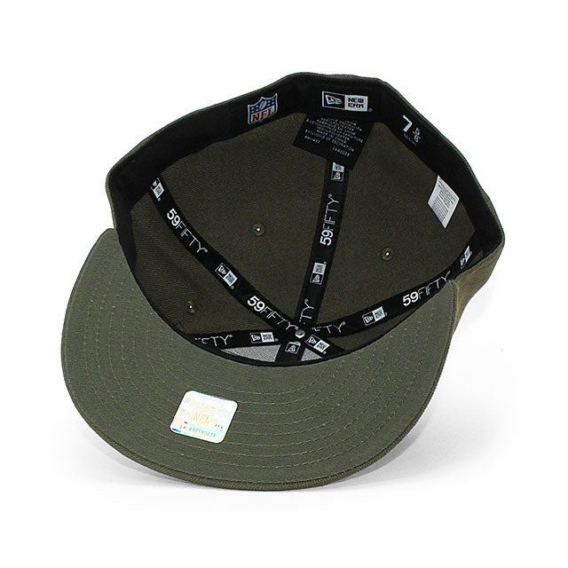 ニューエラ キャップ 59FIFTY カンザスシティ チーフス NFL TEAM BASIC FITTED CAP OLIVE