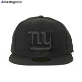 ニューエラ キャップ 59FIFTY ニューヨーク ジャイアンツ NFL BLACKOUT FITTED CAP