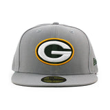 ニューエラ キャップ 59FIFTY グリーンベイ パッカーズ NFL TEAM BASIC FITTED CAP GREY