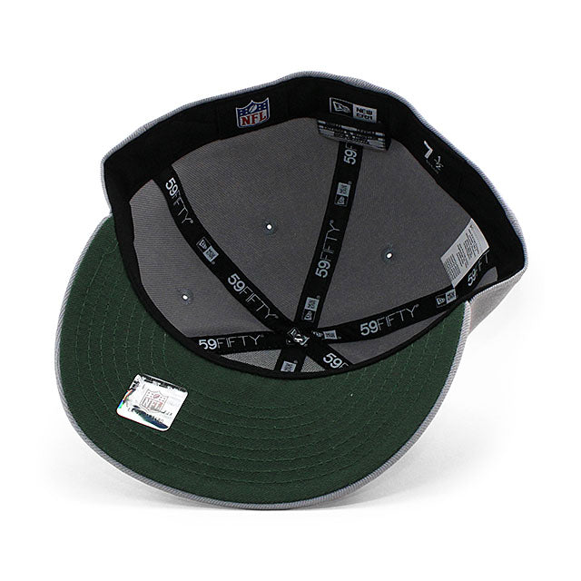 ニューエラ キャップ 59FIFTY グリーンベイ パッカーズ NFL TEAM BASIC FITTED CAP GREY