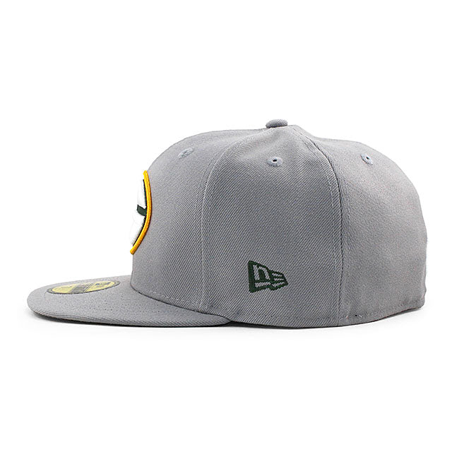 ニューエラ キャップ 59FIFTY グリーンベイ パッカーズ NFL TEAM BASIC FITTED CAP GREY