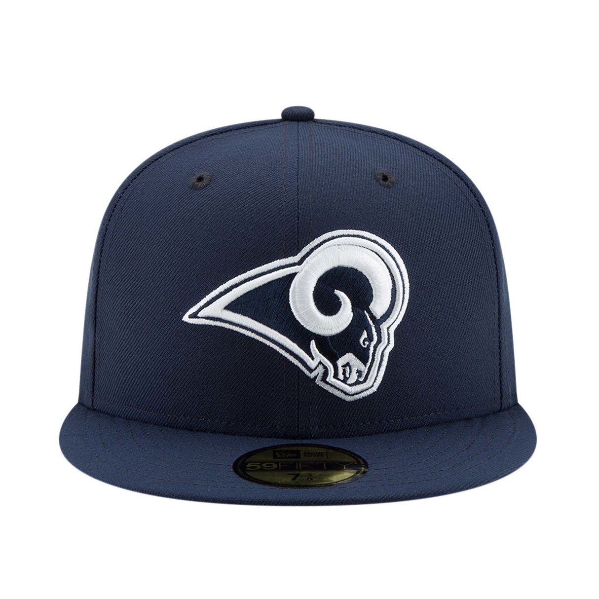 ニューエラ 59FIFTY ロサンゼルス ラムズ NFL SUPER BOWL LIII SIDE PATCH SIDELINE FITTED CAP NAVY