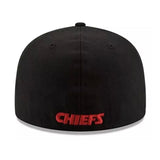 第59回スーパーボウルモデル ニューエラ 59FIFTY カンザスシティ チーフス NFL SUPER BOWL LIX SIDE PATCH FITTED CAP BLACK