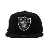 ニューエラ キャップ 59FIFTY ラスベガス レイダース NFL SUPER BOWL XV KELLY GREEN BOTTOM FITTED CAP BLACK