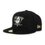 ニューエラ キャップ 59FIFTY アナハイム ダックス NHL TEAM BASIC FITTED CAP BLACK