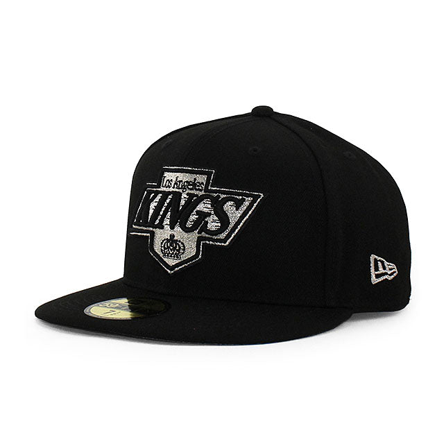 ニューエラ キャップ 59FIFTY ロサンゼルス キングス NHL TEAM BASIC FITTED CAP BLACK