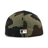 ニューエラ 59FIFTY デトロイト タイガース MLB 1984 WORLD SERIES ORANGE BOTTOM FITTED CAP CAMO
