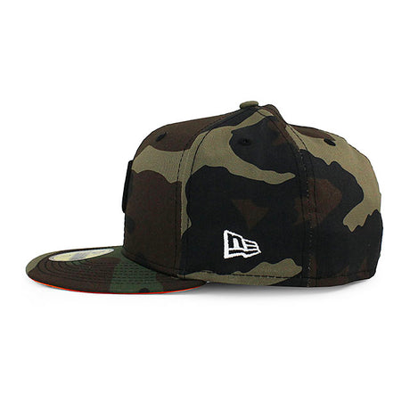 ニューエラ 59FIFTY デトロイト タイガース MLB 1984 WORLD SERIES ORANGE BOTTOM FITTED CAP CAMO