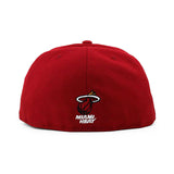 ニューエラ 59FIFTY オクトーバーズベリーオウン マイアミ ヒート OCTOBER'S VERY OWN NBA COLLABO FITTED CAP RED