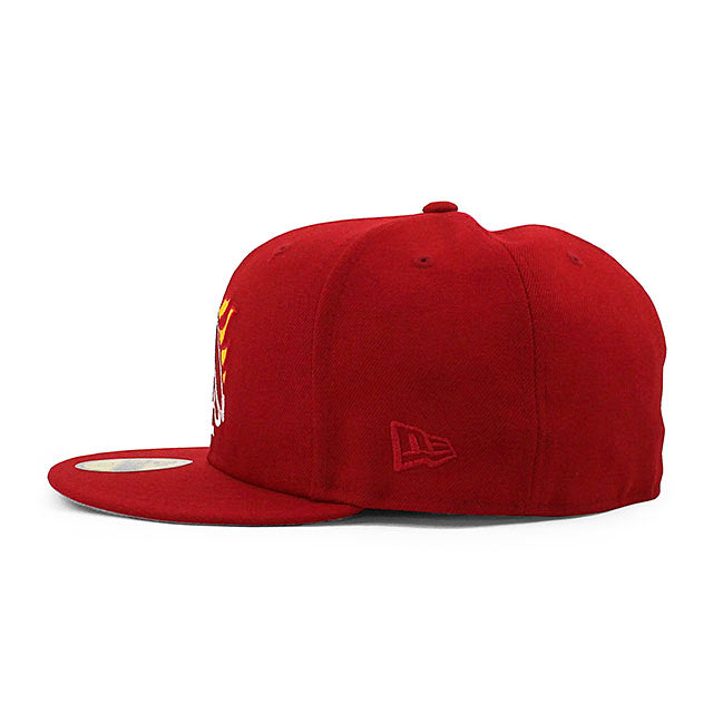 ニューエラ 59FIFTY オクトーバーズベリーオウン マイアミ ヒート OCTOBER'S VERY OWN NBA COLLABO FITTED CAP RED