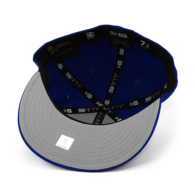 ニューエラ 59FIFTY オクトーバーズベリーオウン ニューヨーク ニックス OCTOBER'S VERY OWN NBA COLLABO FITTED CAP BLUE