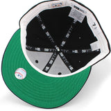 ニューエラ キャップ 59FIFTY テキサス レンジャーズ MLB ARLINGTON STADIUM KELLY GREEN BOTTOM FITTED CAP BLACK