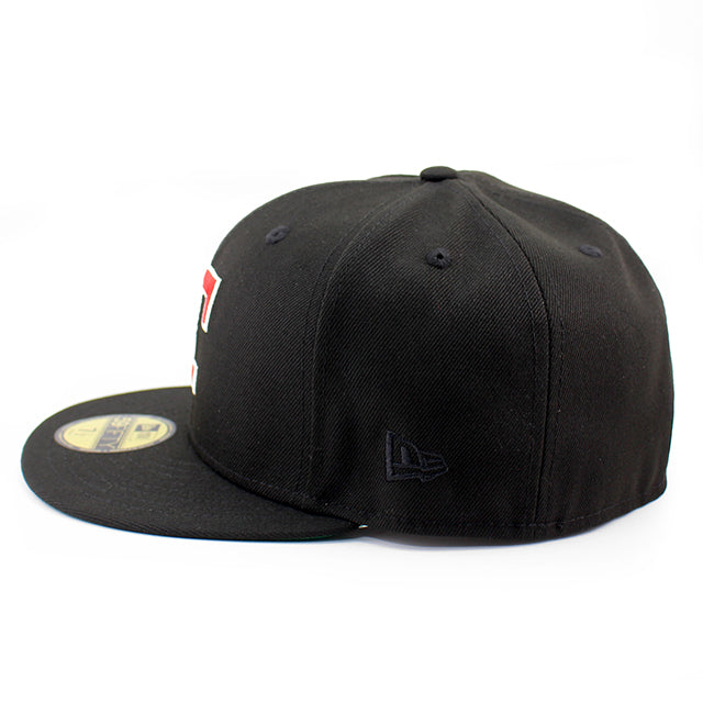 ニューエラ キャップ 59FIFTY テキサス レンジャーズ MLB ARLINGTON STADIUM KELLY GREEN BOTTOM FITTED CAP BLACK