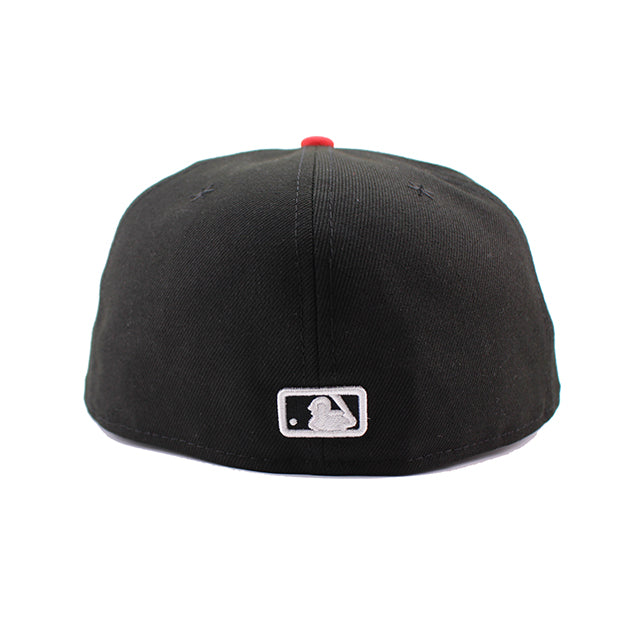 シティコネクト ニューエラ キャップ 59FIFTY シカゴ ホワイトソックス MLB CITY CONNECT ALTERNATE GREY BOTTOM FITTED CAP BLACK-RED