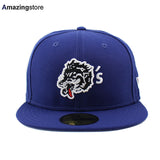 ニューエラ 59FIFTY ウルフズヘッド WOLF`S HEAD FITTED CAP BLUE