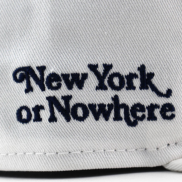 NEW YORK OR NOWHEREコラボ ニューエラ キャップ 59FIFTY ニューヨーク ヤンキース MLB NYON WHITE