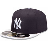 DEADSTOCK ニューエラ 59FIFTY ニューヨーク ヤンキース MLB DIAMOND ERA BATTING PRACTICE HOME FITTED CAP NAVY WHITE  NEW ERA YANKEES