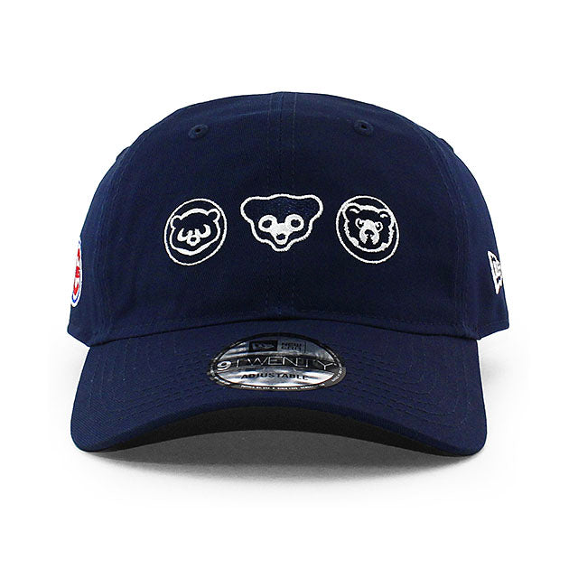 ニューエラ キャップ 9TWENTY アリス & ワンダー シカゴ カブス MLB STRAPBACK CAP NAVY