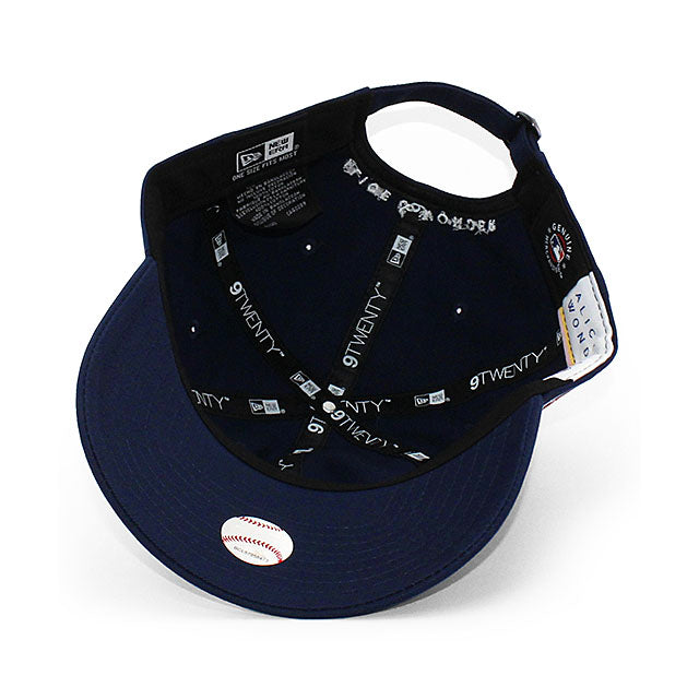 ニューエラ キャップ 9TWENTY アリス & ワンダー シカゴ カブス MLB STRAPBACK CAP NAVY